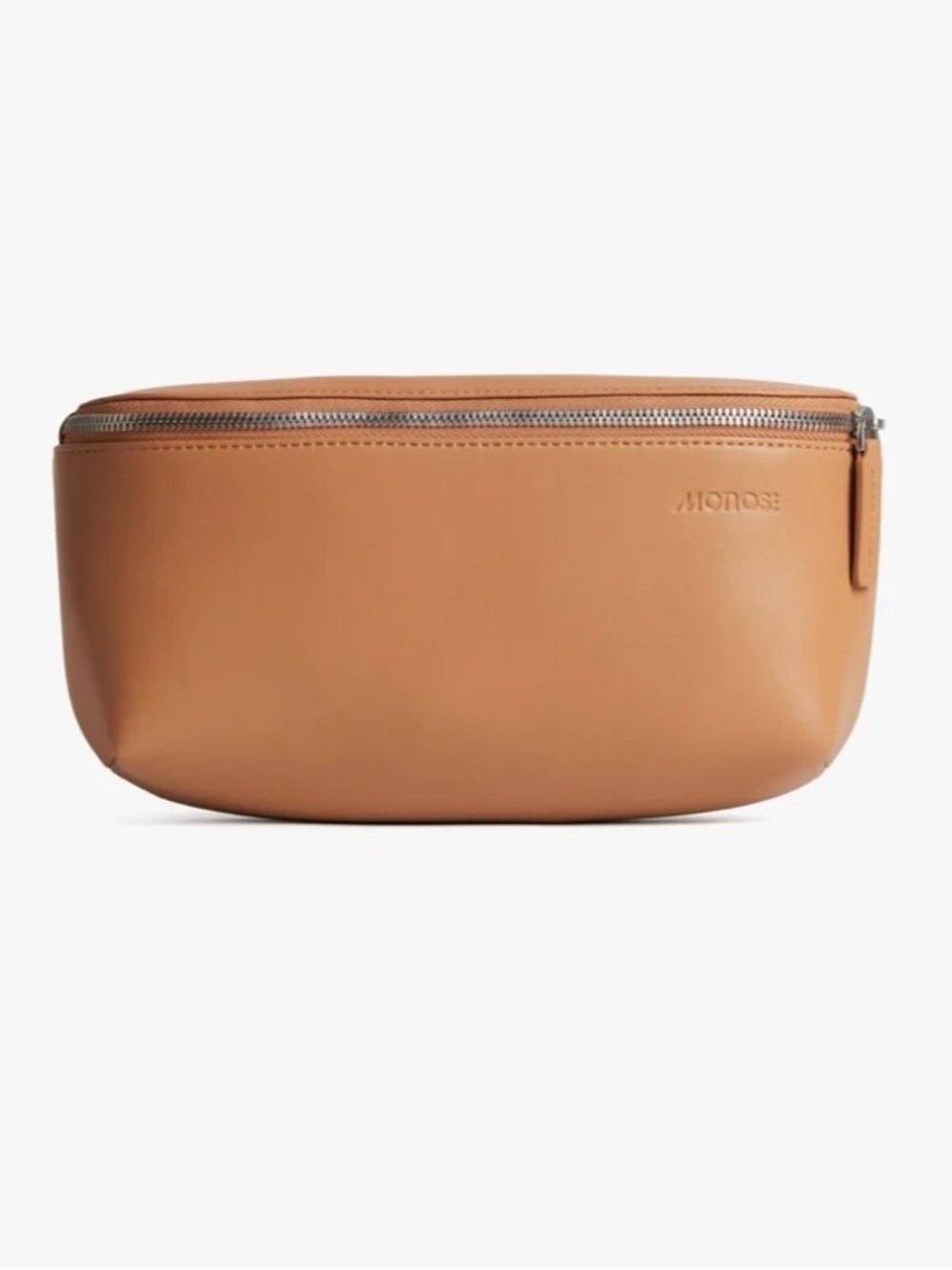 Monos Metro Sling Tan Leather Travel Belt Bag